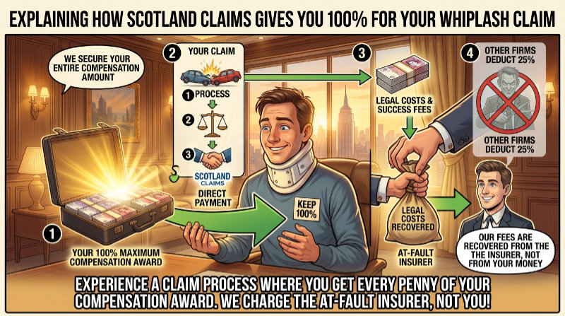 Start your whiplash claim with Scotland Claims today